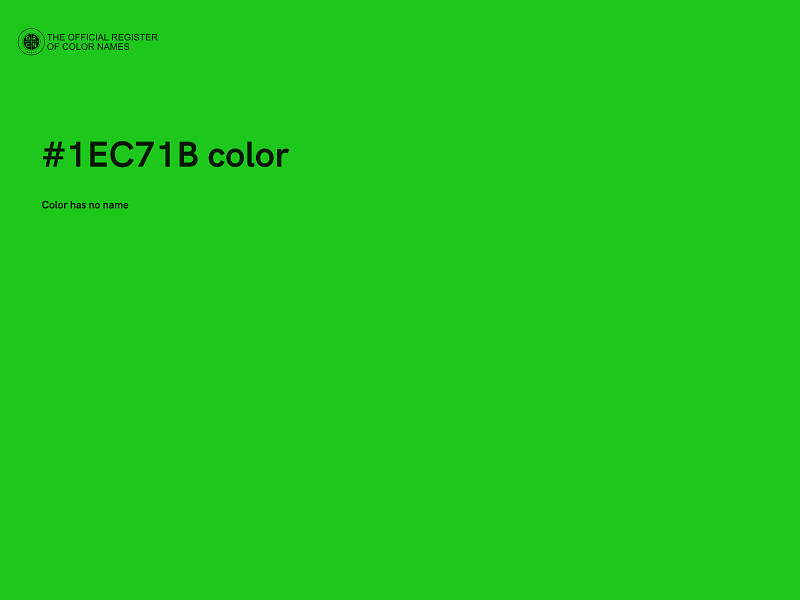 #1EC71B color image