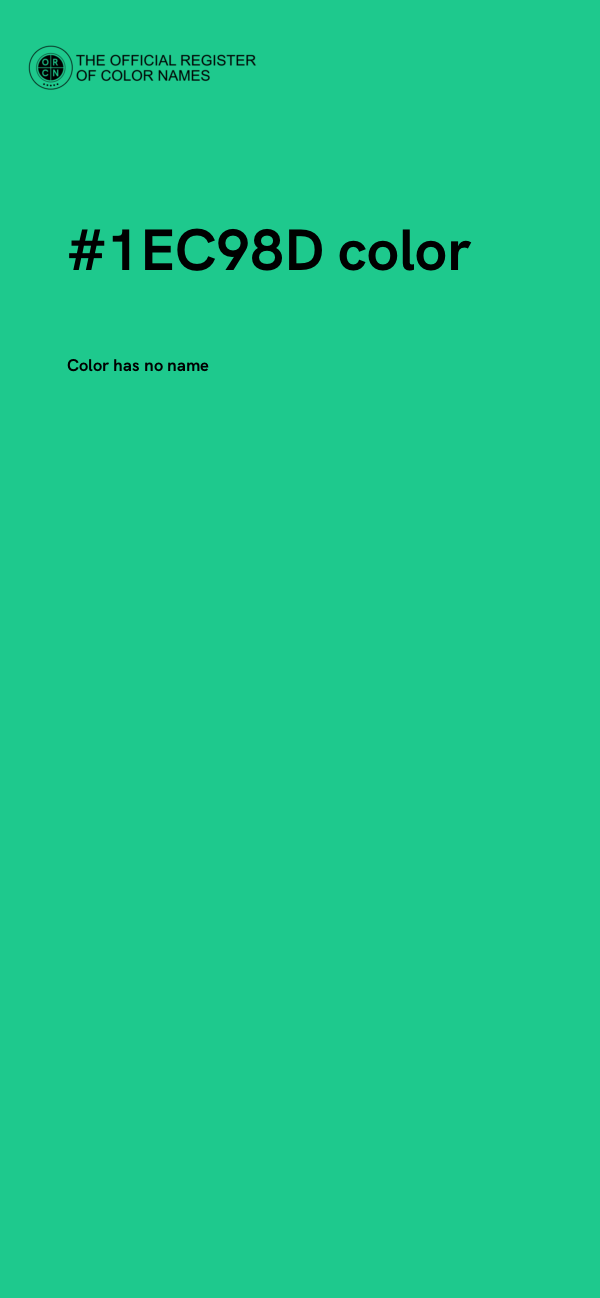 #1EC98D color image
