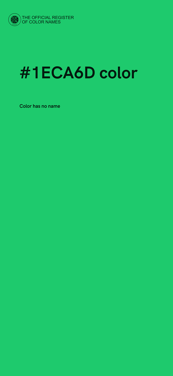 #1ECA6D color image