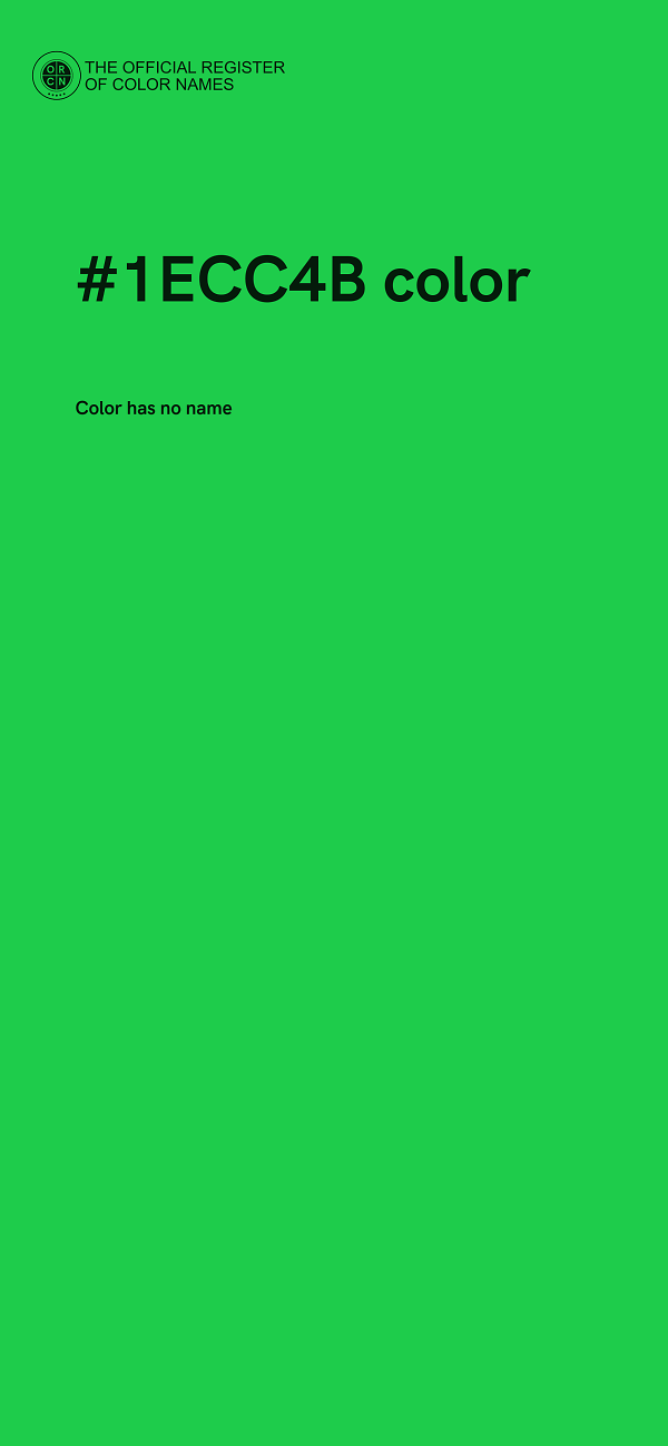 #1ECC4B color image