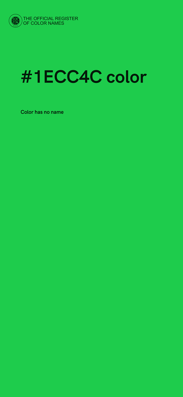 #1ECC4C color image