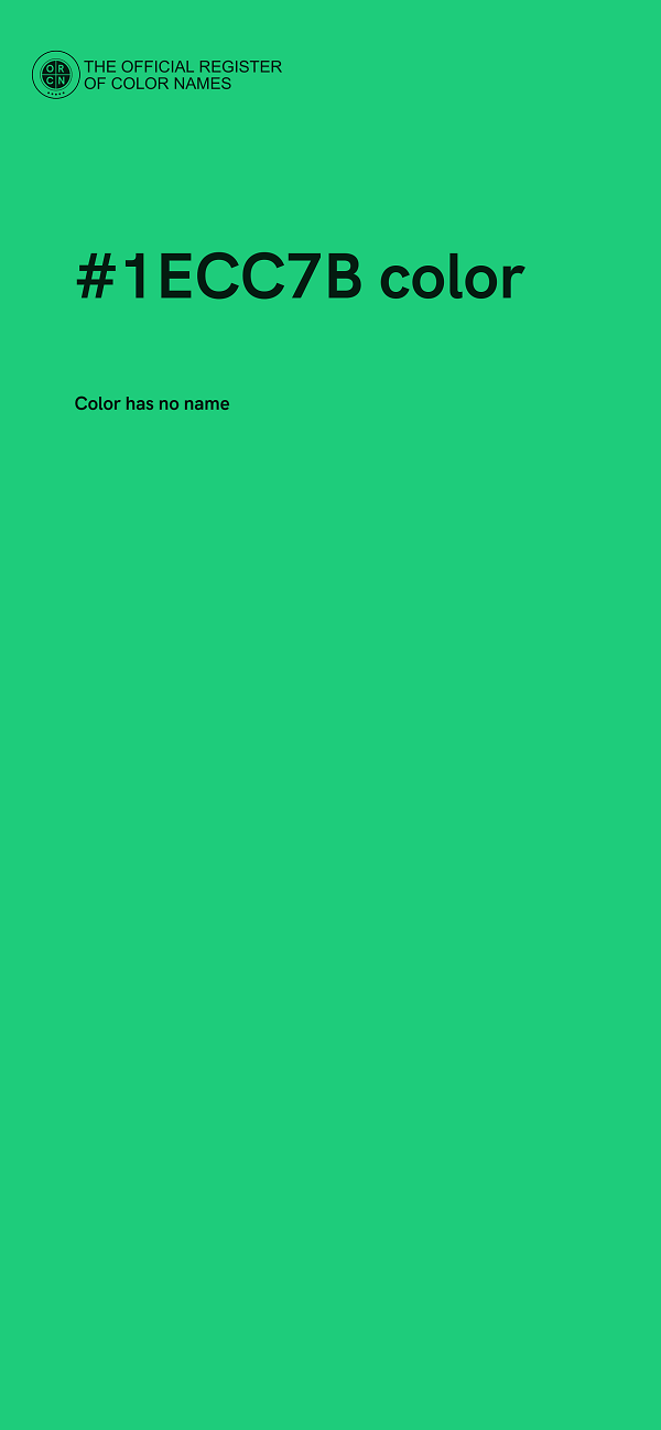 #1ECC7B color image