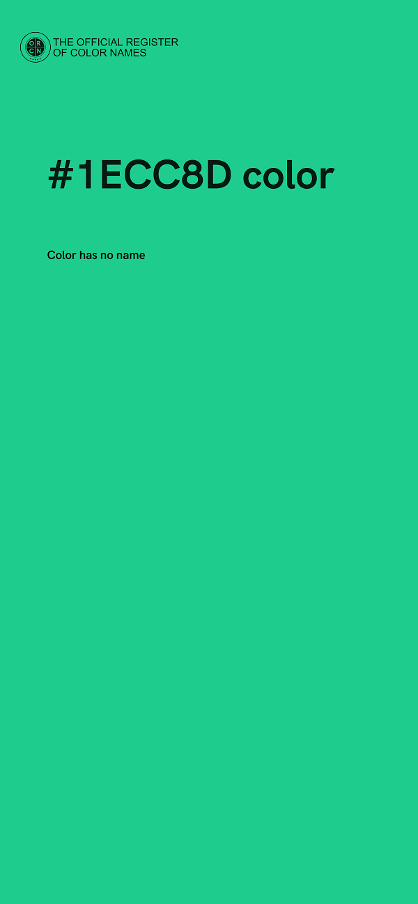 #1ECC8D color image