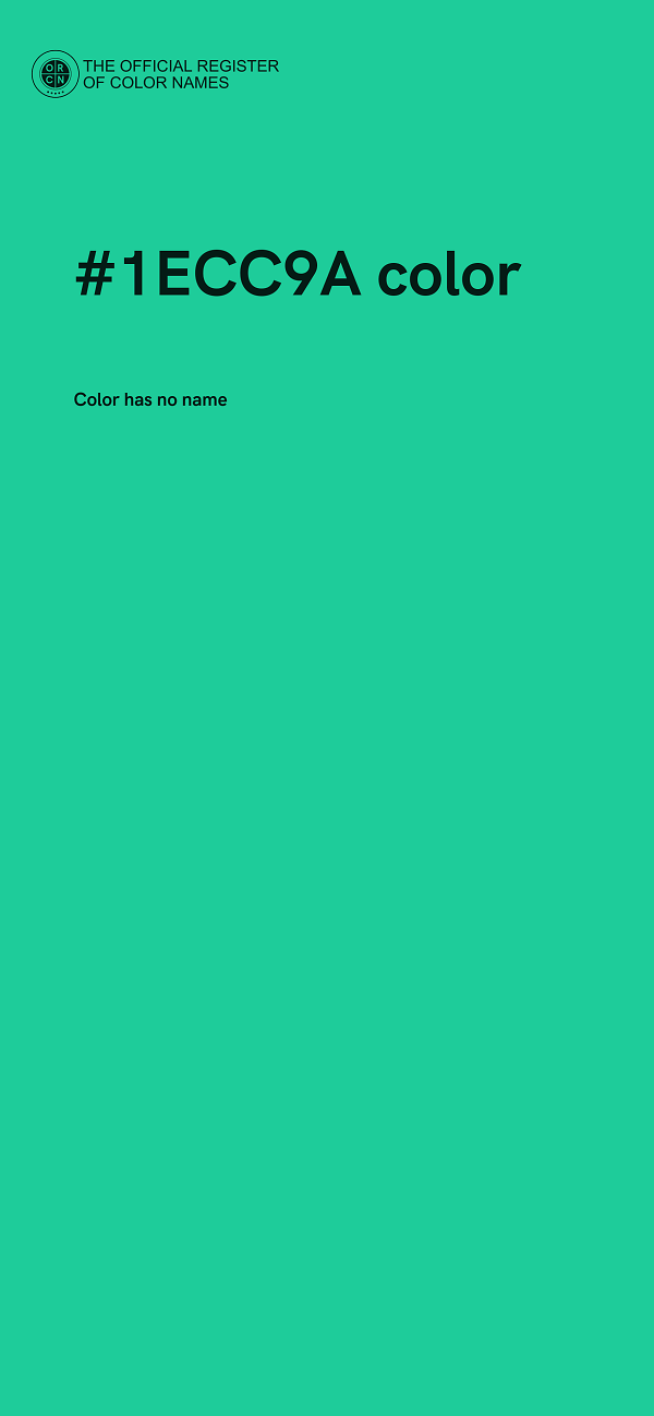 #1ECC9A color image