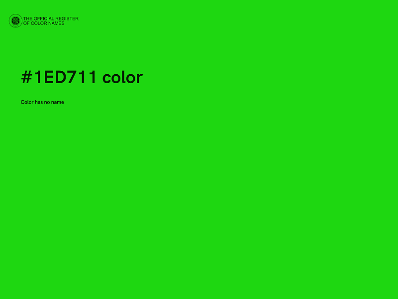 #1ED711 color image