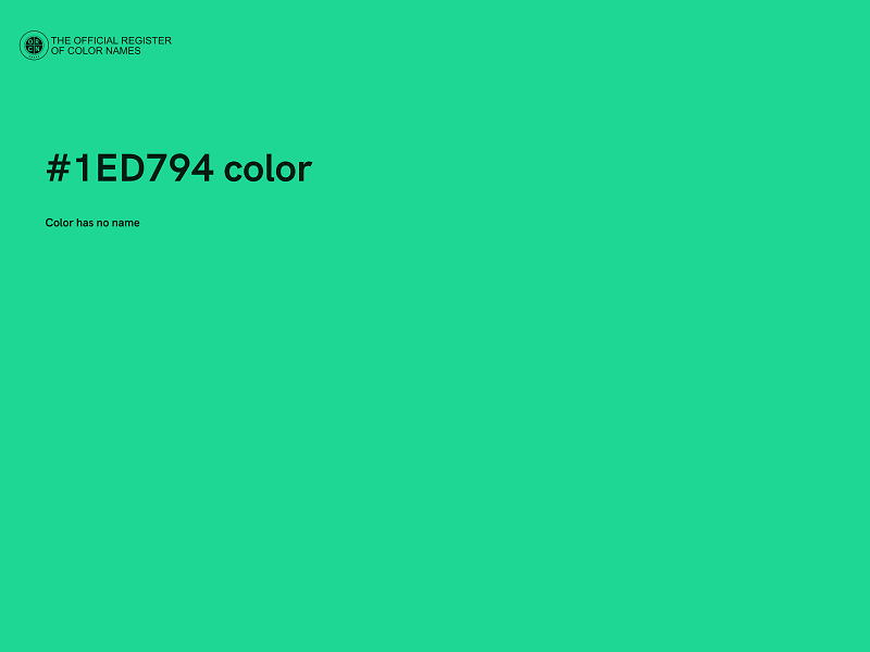 #1ED794 color image