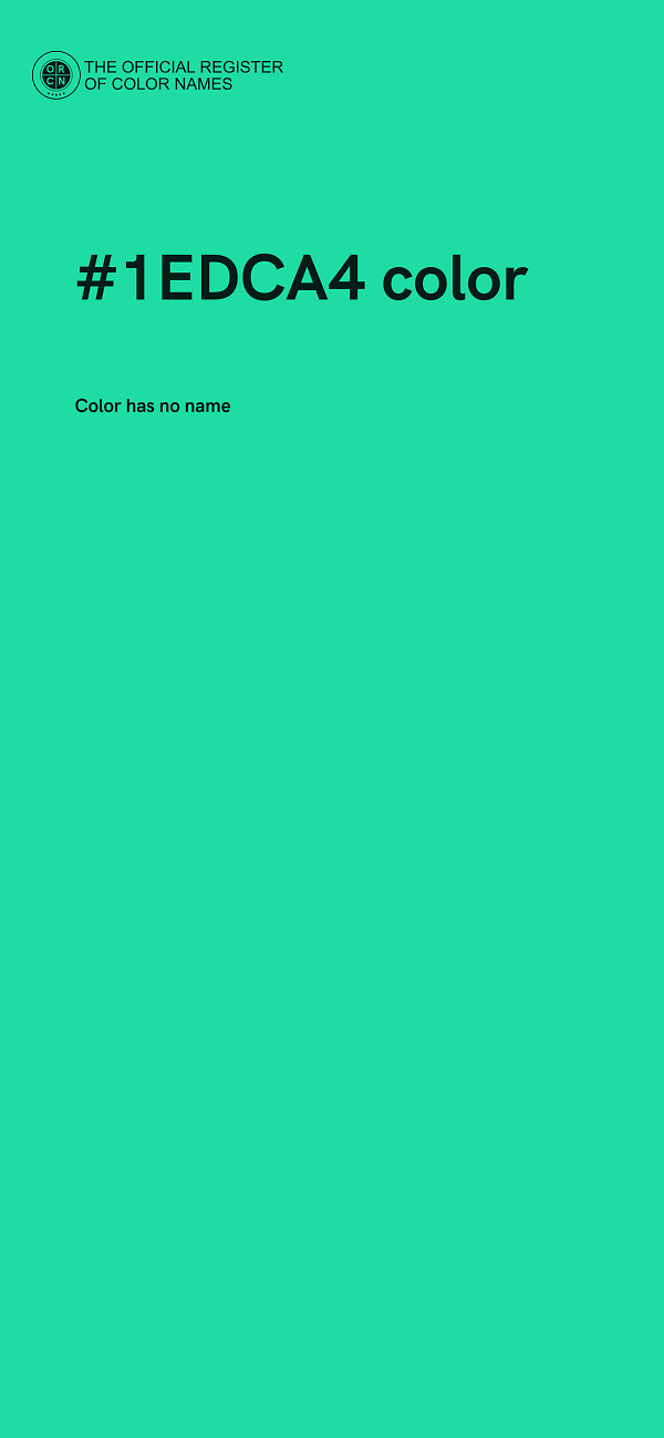 #1EDCA4 color image