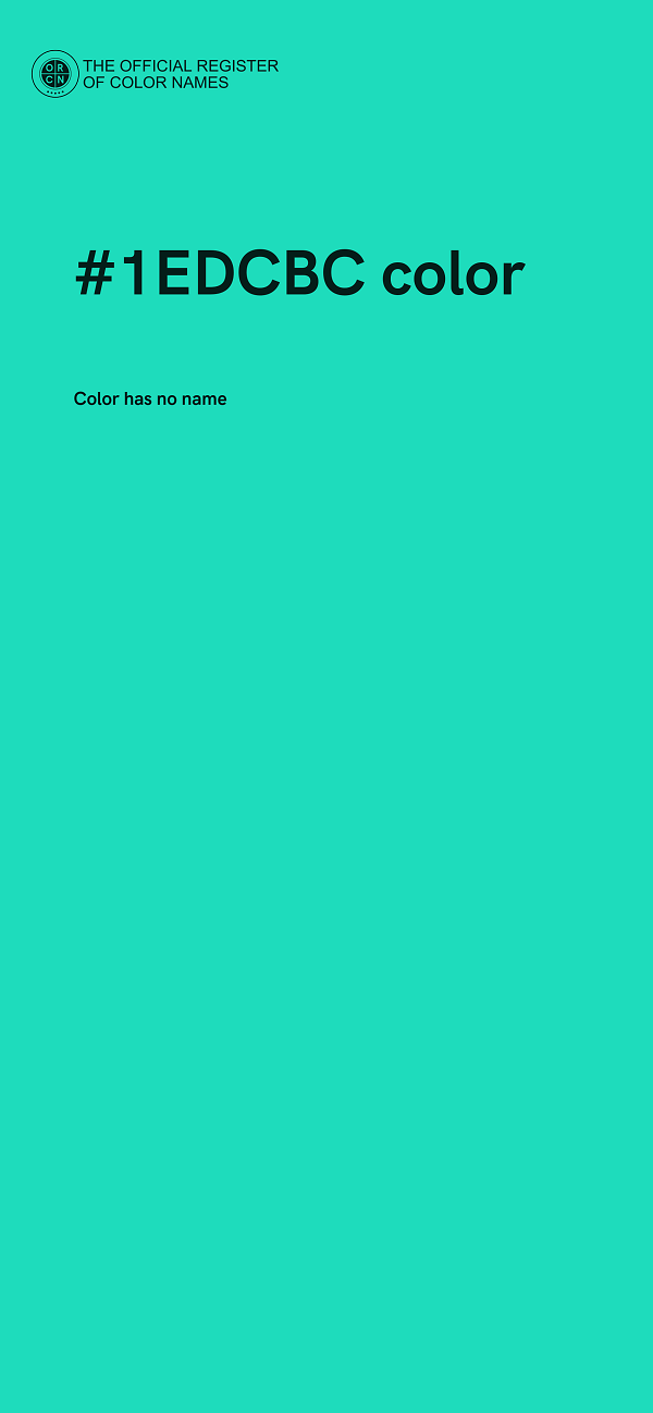 #1EDCBC color image