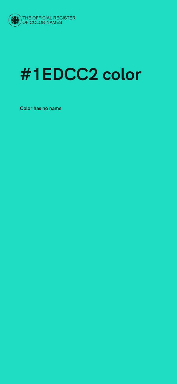 #1EDCC2 color image
