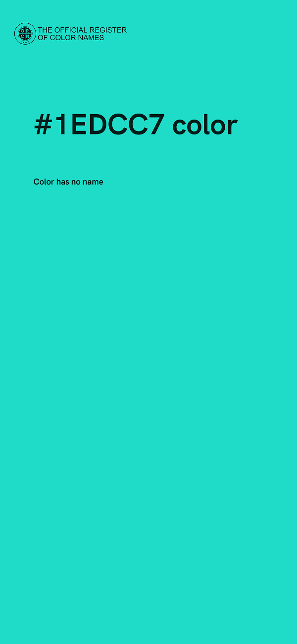 #1EDCC7 color image