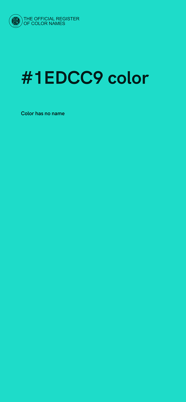 #1EDCC9 color image