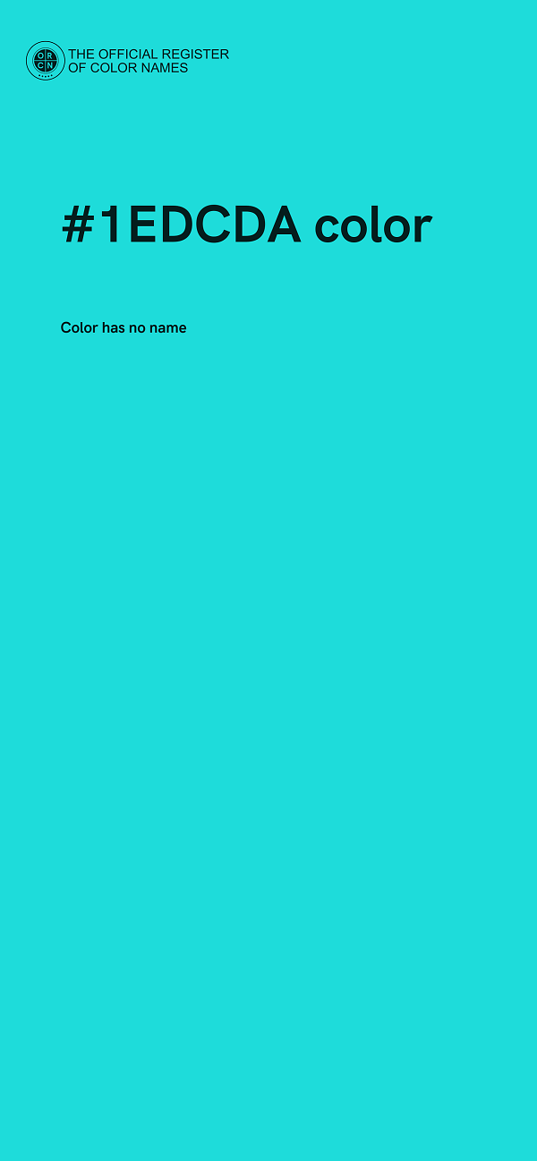 #1EDCDA color image