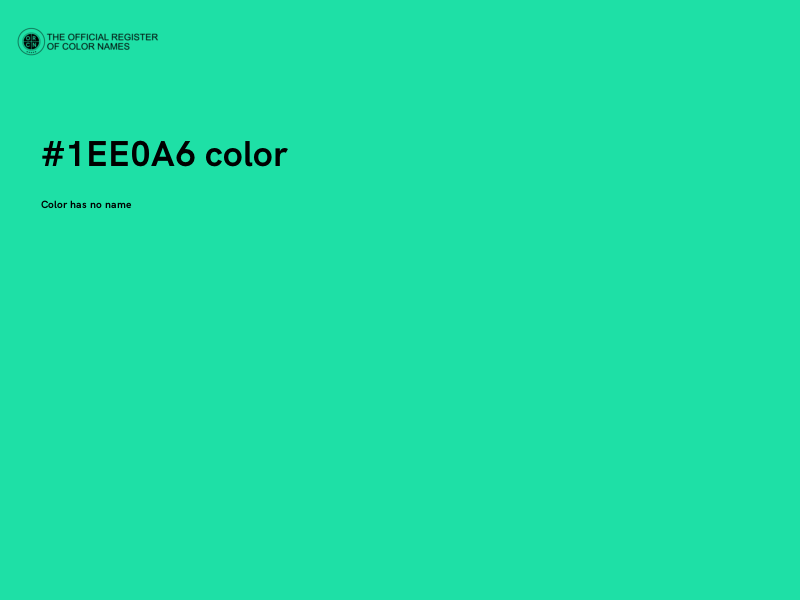 #1EE0A6 color image