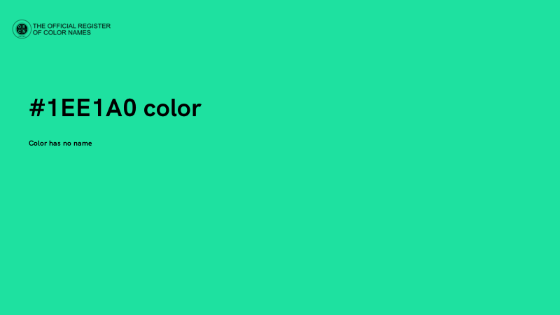 #1EE1A0 color image