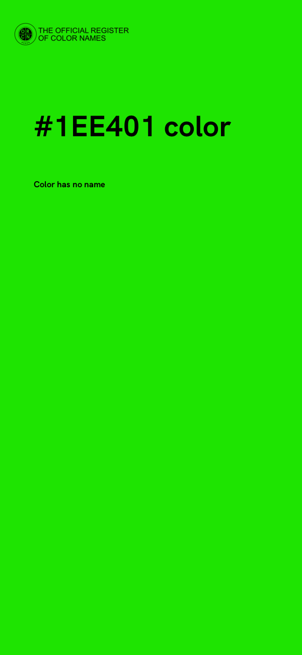 #1EE401 color image