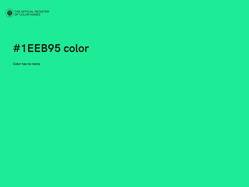 #1EEB95 color image