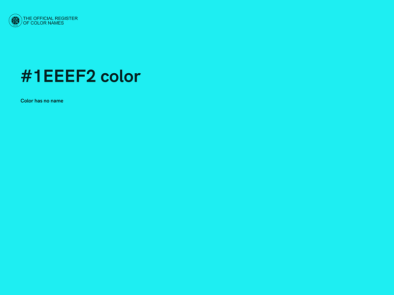 #1EEEF2 color image