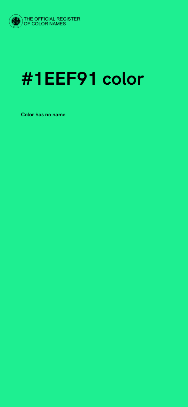 #1EEF91 color image