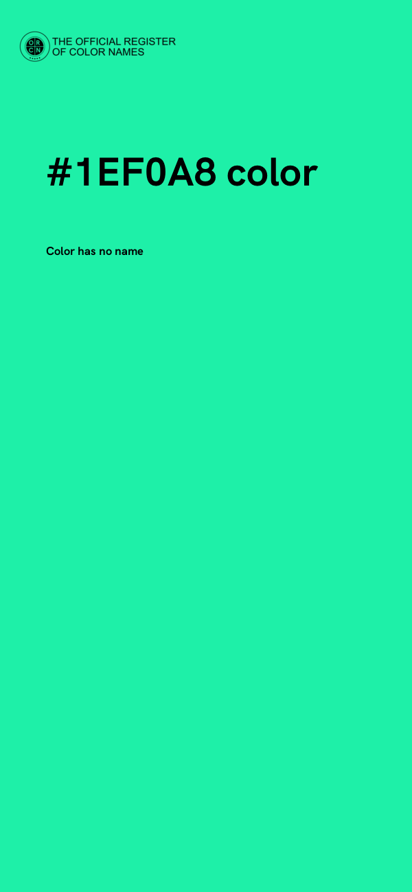 #1EF0A8 color image