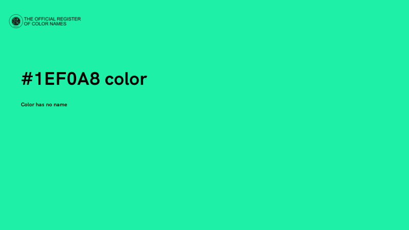 #1EF0A8 color image