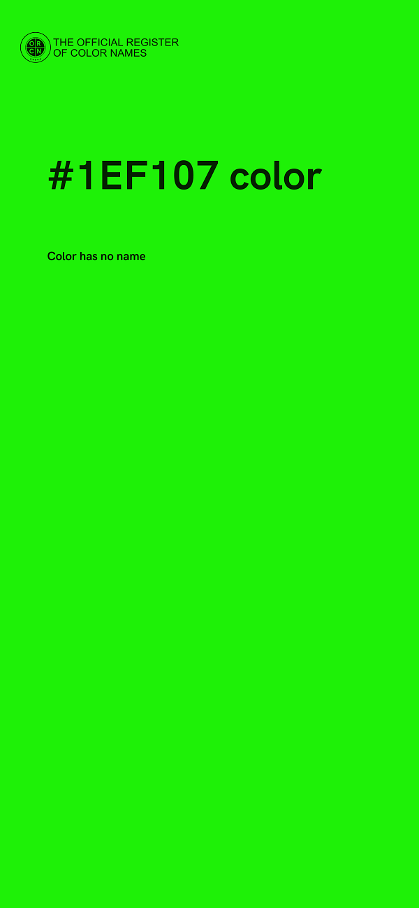 #1EF107 color image