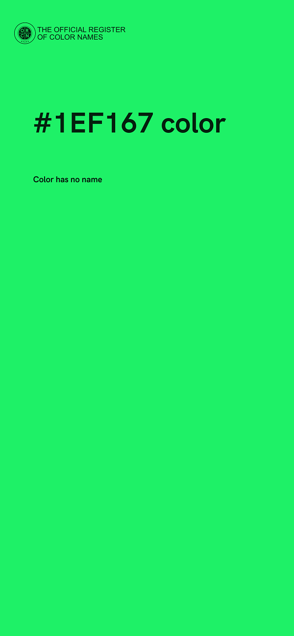 #1EF167 color image