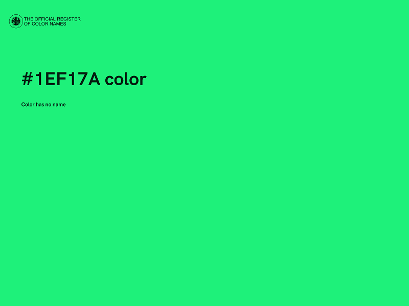 #1EF17A color image