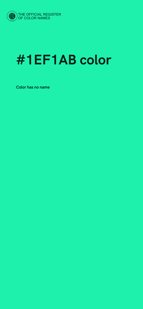#1EF1AB color image
