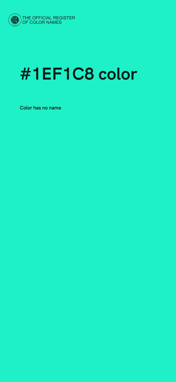 #1EF1C8 color image