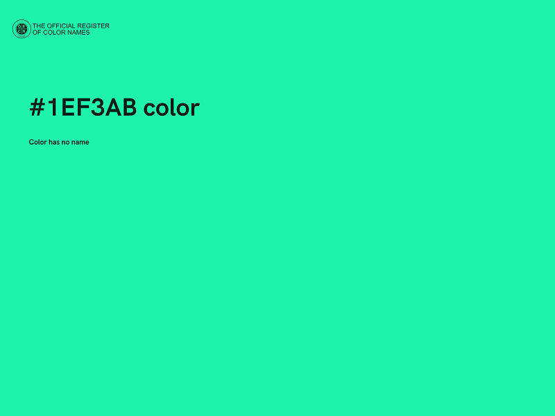 #1EF3AB color image