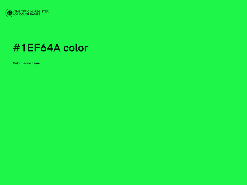 #1EF64A color image