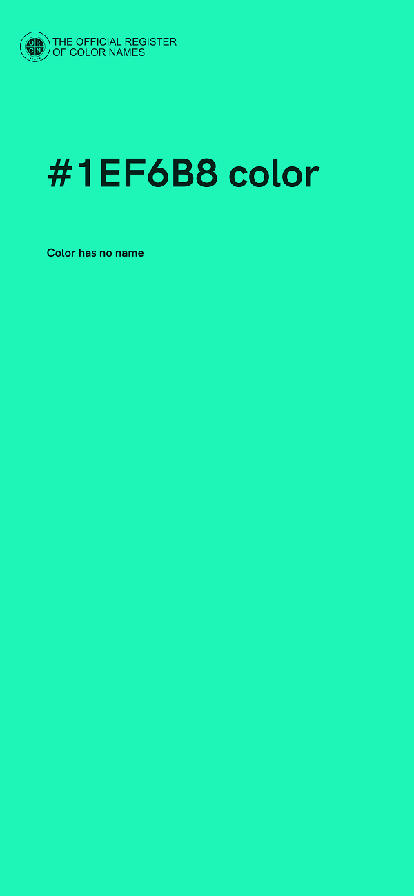 #1EF6B8 color image