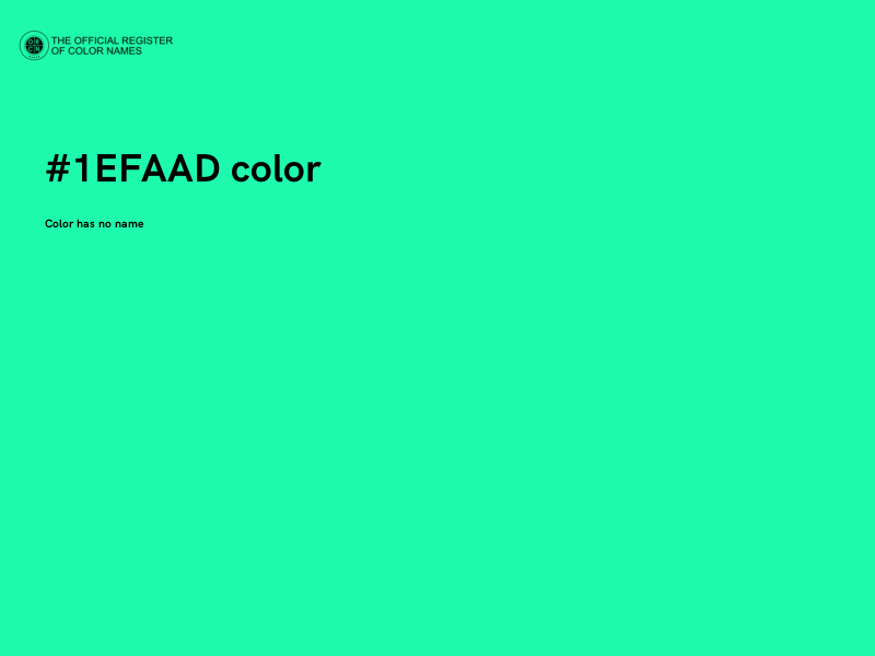 #1EFAAD color image