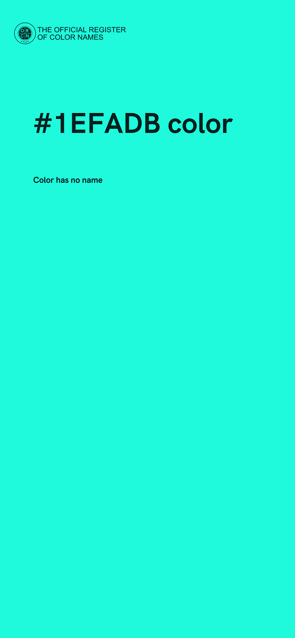 #1EFADB color image