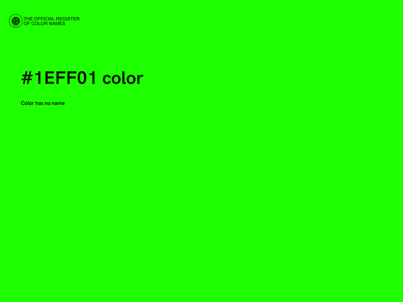 #1EFF01 color image