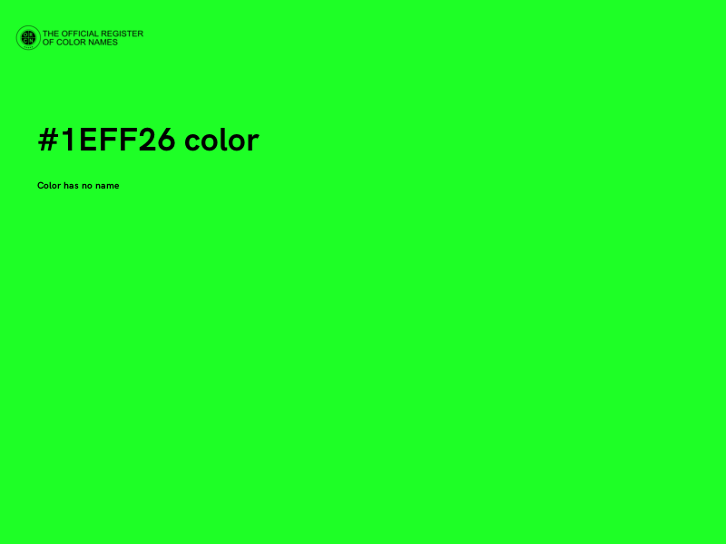 #1EFF26 color image