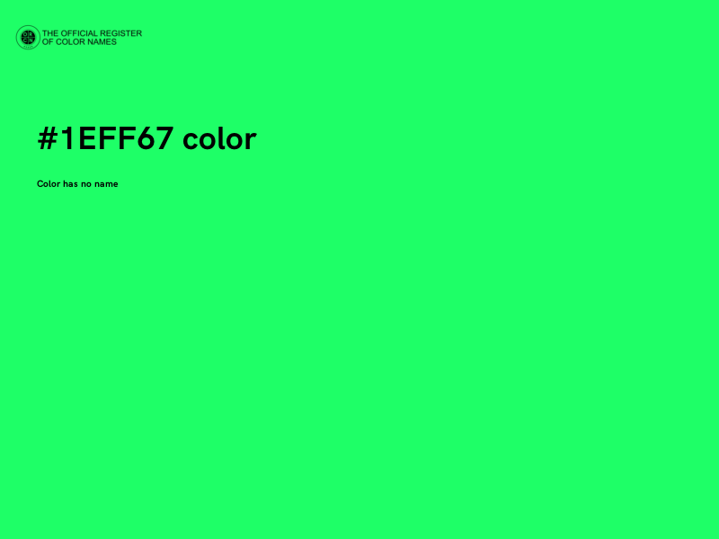 #1EFF67 color image