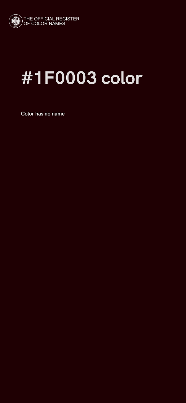 #1F0003 color image