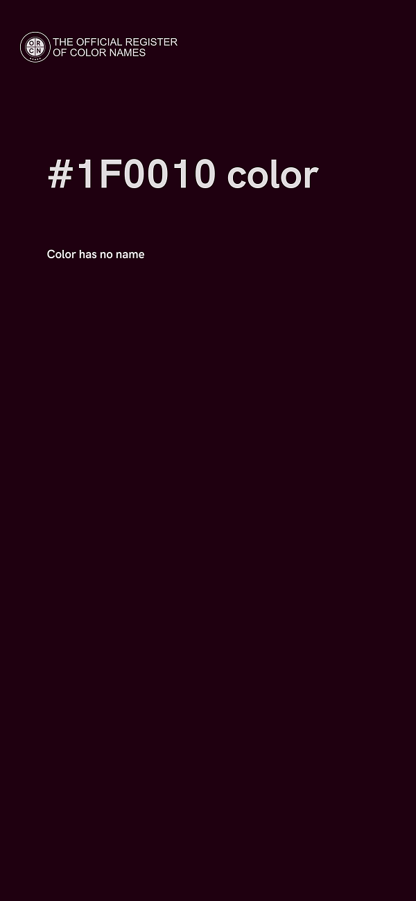 #1F0010 color image