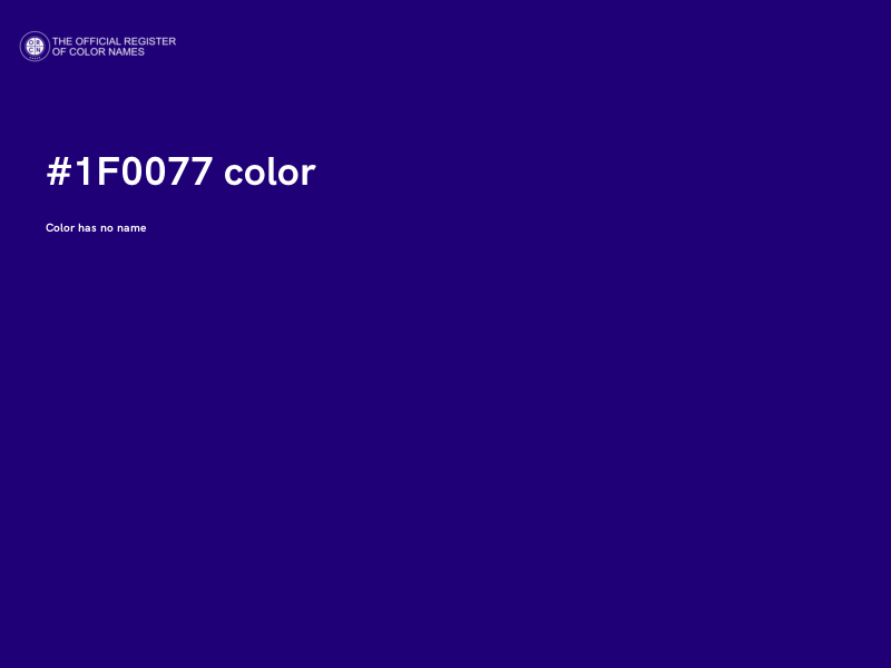 #1F0077 color image