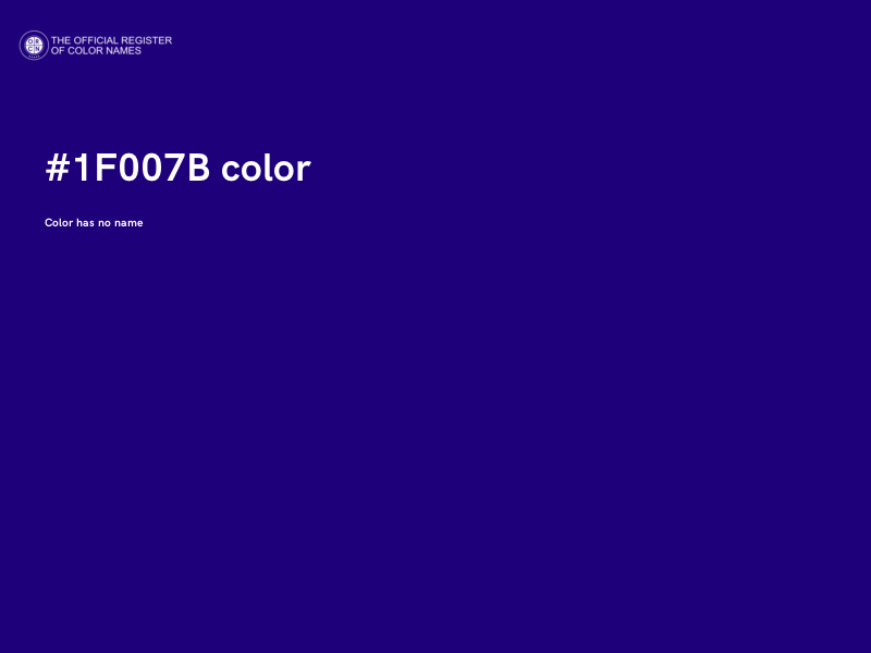 #1F007B color image