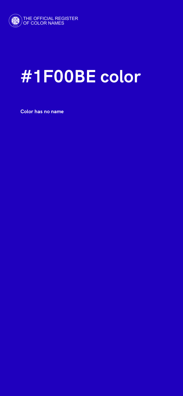 #1F00BE color image