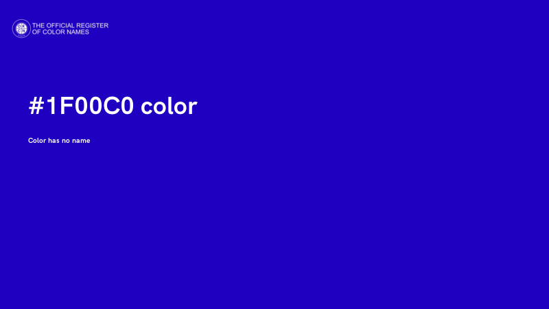 #1F00C0 color image