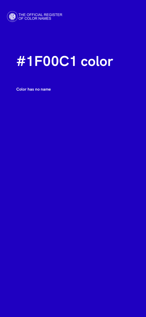 #1F00C1 color image