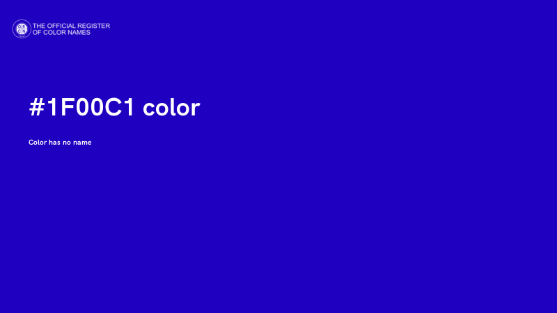 #1F00C1 color image