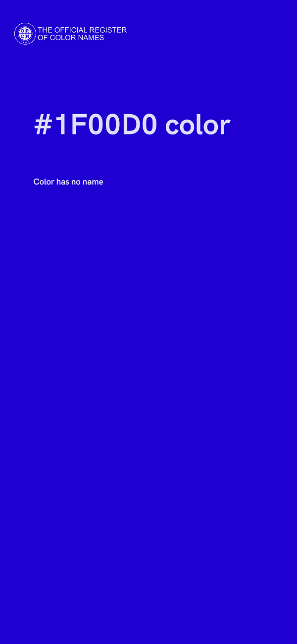 #1F00D0 color image