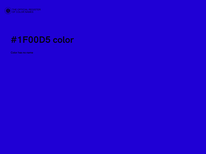 #1F00D5 color image