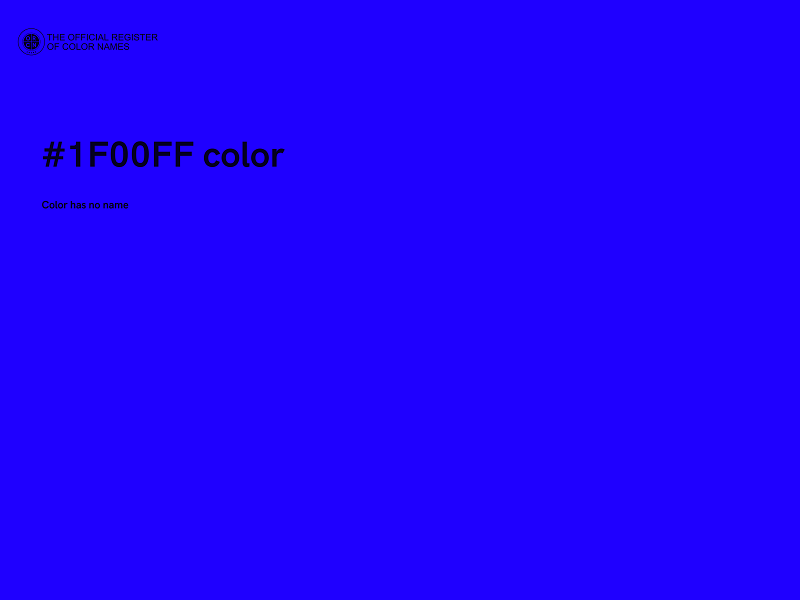#1F00FF color image