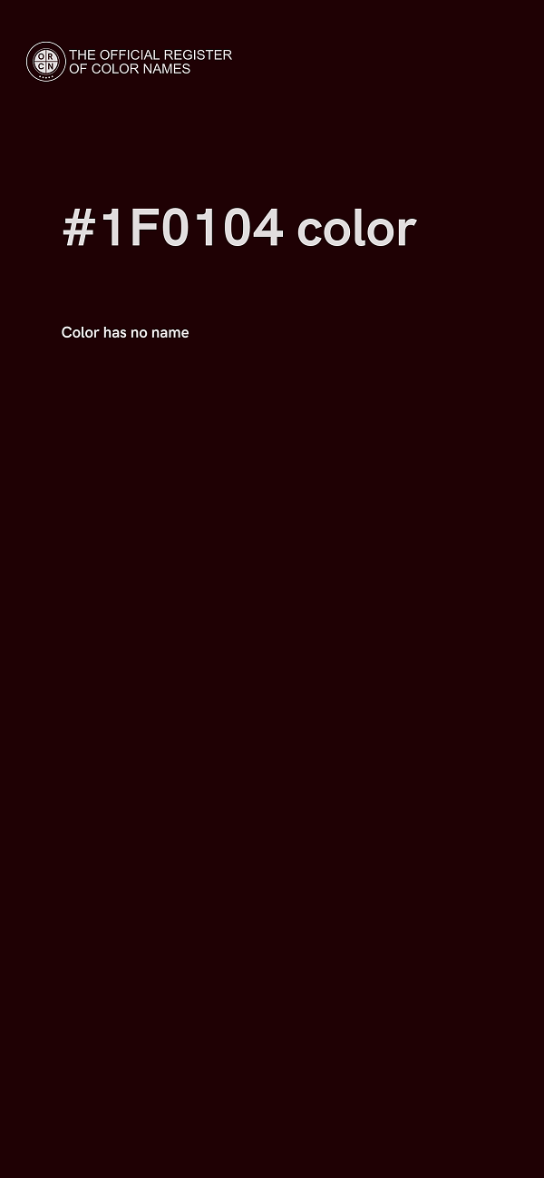 #1F0104 color image