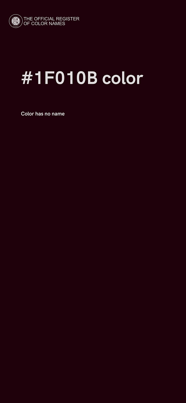 #1F010B color image